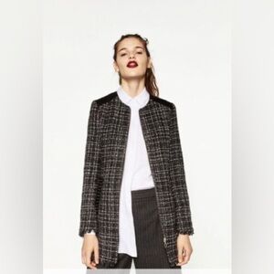 Zara tweed jacket